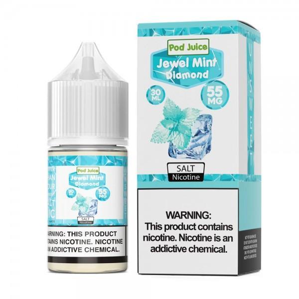 Pod Juice Salt Jewel Mint Diamond – Nephos Vapes